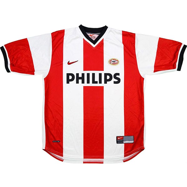 Trikot PSV Eindhoven Heim Retro 1998 2000 Rote Weiß